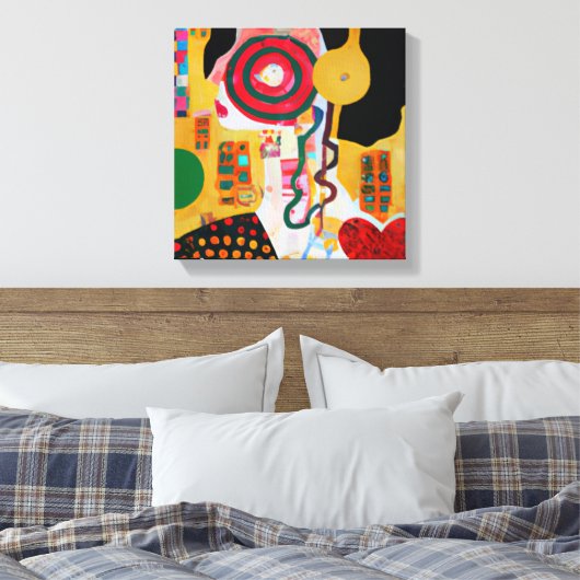 Pop Music Canvas Afdruk (Insitu (Slaapkamer))