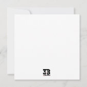 Pop Music Feestdagenkaart (Achterkant)