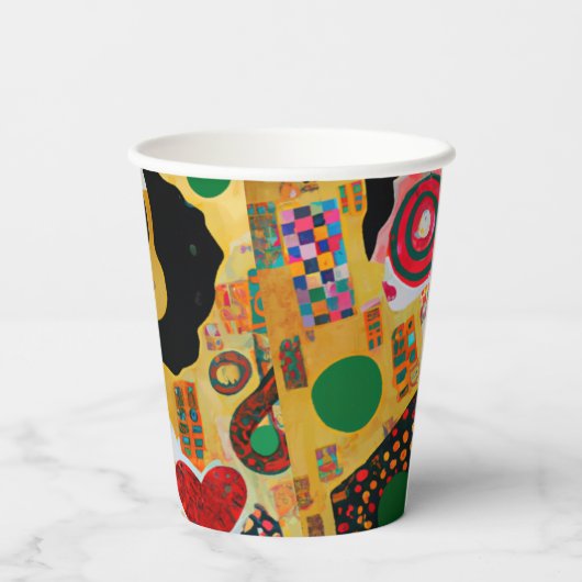 Pop Music Papieren Bekers (Achterkant)