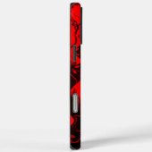 Pop musicus portretten in levendige rode kleuren k Case-Mate iPhone case (Achterkant / Rechts)