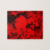 Pop musicus portretten in levendige rode kleuren k legpuzzel (Horizontaal)