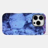 Pop Muzikanten Blauwe Paarse Art Print Case-Mate iPhone Case (Achterkant (horizontaal))