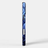 Pop Muzikanten Blauwe Paarse Art Print Case-Mate iPhone Case (Achterkant / Rechts)