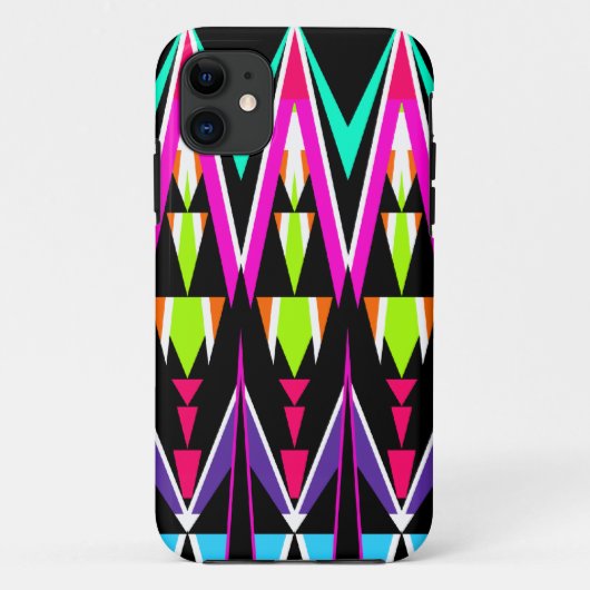 Pop Neon Tribal Case-Mate iPhone Case (Achterkant)