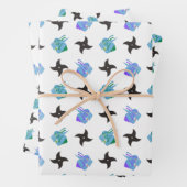 Pop Ninja Throwing Star Inpakpapier Vel (In situ)