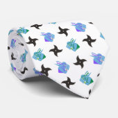 Pop Ninja Throwing Star Stropdas (Opgerold)