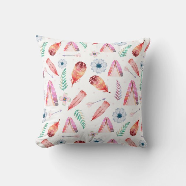 Pop of Joy Throw Pillow Kussen (Voorkant)