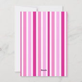 Pop of Pink Bow Coquette Christmas Photo Card Feestdagenkaart (Achterkant)