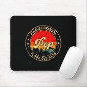 Pop Omdat Opa Voor Oude Kunst Muismat (Met muis)