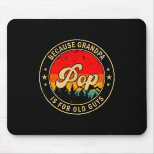 Pop Omdat Opa Voor Oude Kunst Muismat