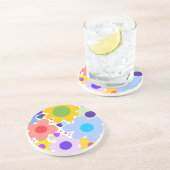 Pop Omhoog Bloemen Zandsteen onderzetter (Zijkant)