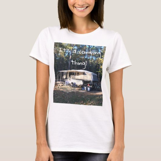 Pop omhoog camper t-shirt (Voorkant)