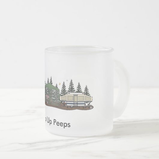 ,Pop omhoog de mok van Peeps (Voorkant rechts)