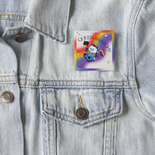 Pop omhoog Pride Panda Beer Button (In situ)