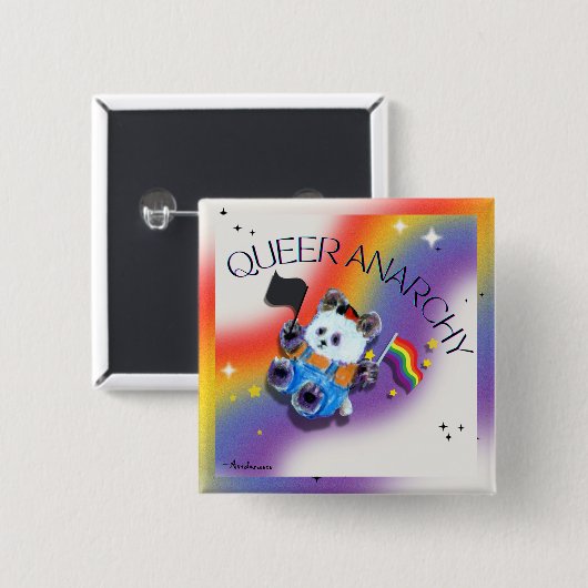 Pop omhoog Pride Panda Beer Button (Voorkant /achterkant)