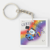 Pop omhoog Pride Panda Sleutelhanger (voorkant)