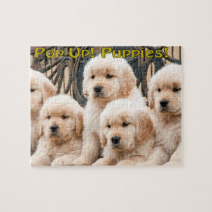 Pop omhoog! Puppies Legpuzzel