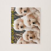 Pop omhoog! Puppies Legpuzzel (Verticaal)