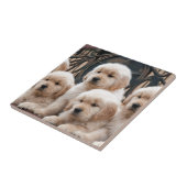 Pop omhoog! Puppies Tegeltje (Zijkant)