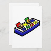 pop omhoog speelgoed kaart (Voorkant / Achterkant)