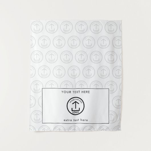 Pop omhoog Winkel Tafel Runner Banner Logo Patroon Wandkleed (Voorkant)