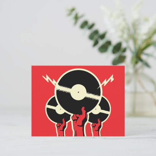 Pop op cd briefkaart (Staand voorkant)