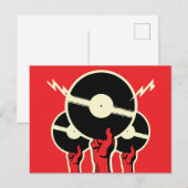 Pop op cd briefkaart (Voorkant / Achterkant)