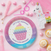 Pop op feestdag papieren bordje (Feest)