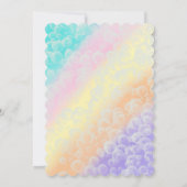 Pop Op Over Bubbles Kids Verjaardagsfeestje Kaart (Achterkant)