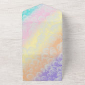 Pop op Over Bubbles Kind Verjaardagsfeest All In One Uitnodiging (Buitenkant)