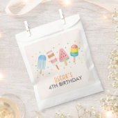 Pop op Over en Chill Ice-cream Kids Verjaardag Bedankzakje (Geknipt)