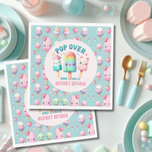 POP op Over en Chill Ice Pop Party Decor Verjaarda