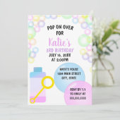 Pop op Over Kids Verjaardagsfeestje Kaart (Staand voorkant)