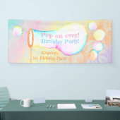 Pop op Over Kids Verjaardagsfeestje Spandoek (Beurs)