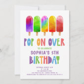 Pop op over populaties op geboorte kaart (Voorkant)