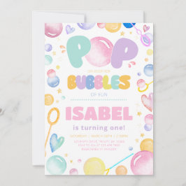 Pop op Over voor Bubbles Birthday Kaart
