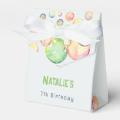 Pop op over! Zeepbellen verjaardags kind Bedankdoosjes (Voorkant Zijde)