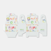 Pop op over! Zeepbellen verjaardags kind Bedankdoosjes (Uitgevouwen)