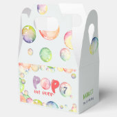 Pop op over! Zeepbellen verjaardags kind Bedankdoosjes (Geopend)