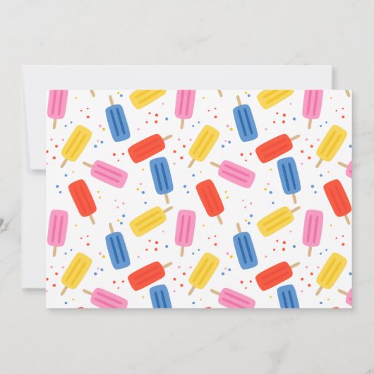 Pop op over zomertijd Kinderen op zaterdag Kaart (Achterkant)