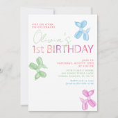 Pop op uitnodiging voor ballondier van meer dan 1e (Voorkant)