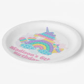 Pop op verjaardag papieren bordje (Gekanteld)