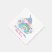 Pop op verjaardag servet (Hoek)