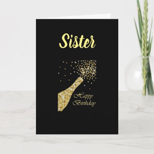 POP OPEN DE KURK EN CeLeBrAtE UW DAG! Kaart (Voorkant)