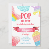 Pop over de Britse Speelgoed Birthday Kaart (Voorkant)