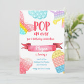 Pop over de Britse Speelgoed Birthday Kaart (Staand voorkant)