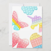 Pop over de Britse Speelgoed Birthday Kaart (Achterkant)