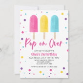 Pop over de Pop van de regenboogijszomer Kaart (Voorkant)