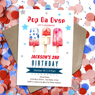 Pop Over Kids Zomer Ijslolly 2e Verjaardag Kaart