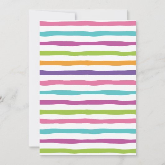 Pop over Popsicles SummerParty Kaart (Achterkant)